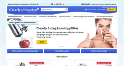 Desktop Screenshot of clearlyofsweden.se