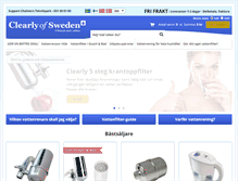 Tablet Screenshot of clearlyofsweden.se